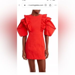 Rhode Varja sold out orange dress NWT never worn